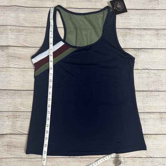 New Navy Colorblock Workout Set- Size Large Activewear Matching Gym Set - Picture 6 of 11